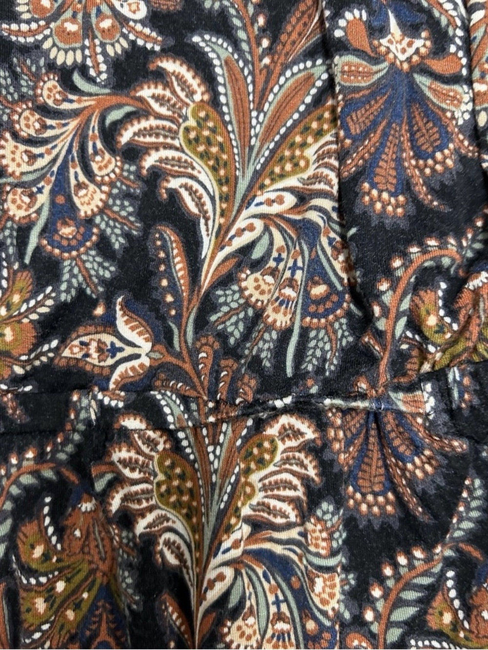 Women's American Eagle Soft And Sexy Black And Brown Long Sleeve Romper Size XS - Picture 2 of 4